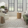 Nourison Jubilant JUB09 Ivory Beige Area Rug Room Image Feature