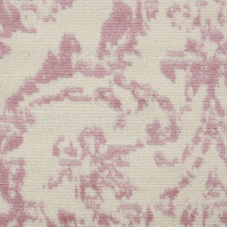 Nourison Jubilant JUB09 Ivory/Pink Area Rug Swatch Image