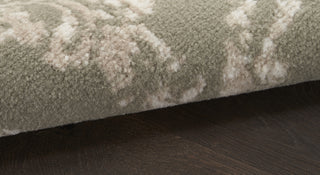 Nourison Jubilant JUB09 Olive Area Rug Corner Image