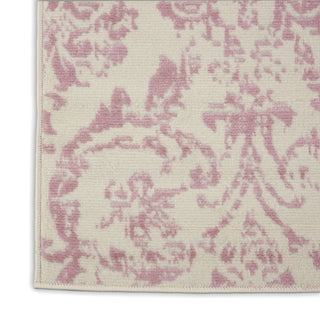 Nourison Jubilant JUB09 Ivory/Pink Area Rug 