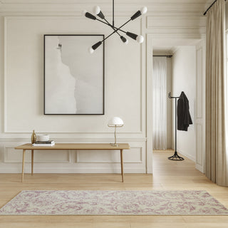 Nourison Jubilant JUB09 Ivory/Pink Area Rug 