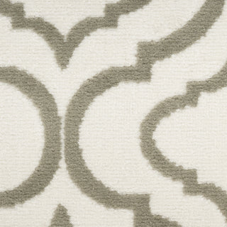 Nourison Jubilant JUB19 Ivory Green Area Rug Swatch Image