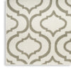 Nourison Jubilant JUB19 Ivory Green Area Rug Texture Image
