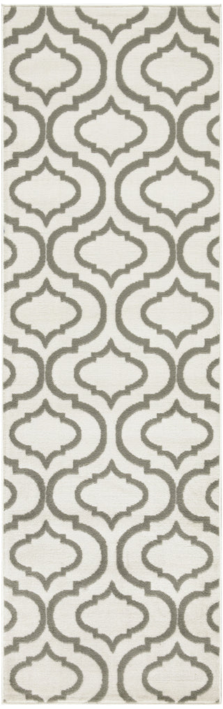 Nourison Jubilant JUB19 Ivory Green Area Rug Main Image