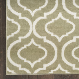 Nourison Jubilant JUB19 Olive Area Rug Detail Image