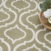 Nourison Jubilant JUB19 Olive Area Rug Corner Image