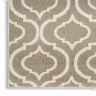 Nourison Jubilant JUB19 Taupe Area Rug Texture Image