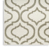 Nourison Jubilant JUB19 Ivory Green Area Rug Texture Image