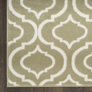 Nourison Jubilant JUB19 Olive Area Rug Detail Image