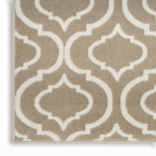 Nourison Jubilant JUB19 Taupe Area Rug Texture Image