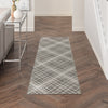 Nourison Jubilant JUB20 Grey Area Rug Corner Image