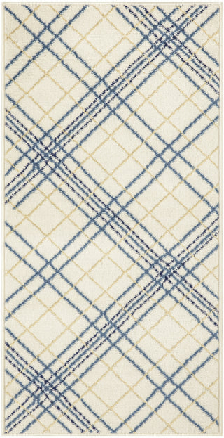 Nourison Jubilant JUB20 Ivory Navy Area Rug main image