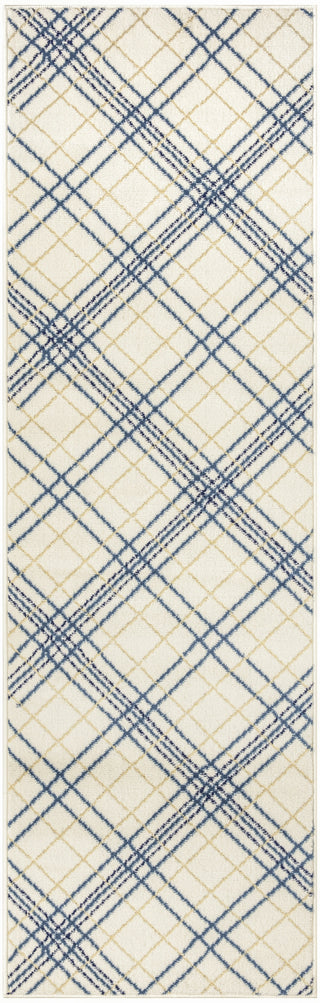Nourison Jubilant JUB20 Ivory Navy Area Rug Main Image