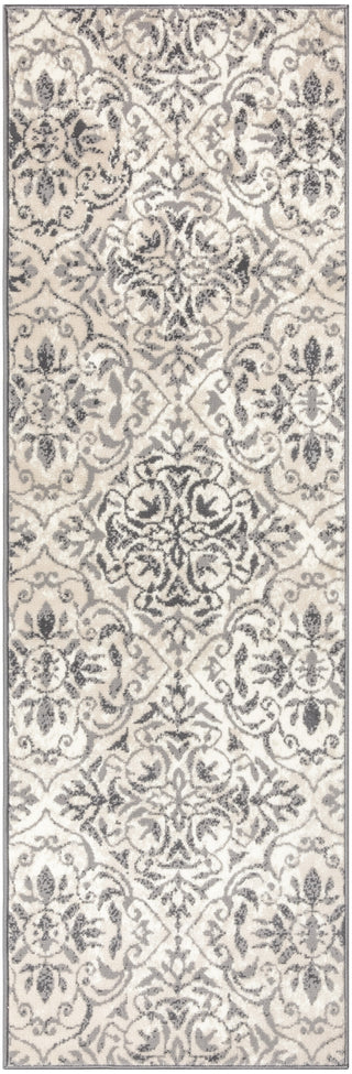 Nourison Jubilant JUB21 Ivory Grey Area Rug Main Image