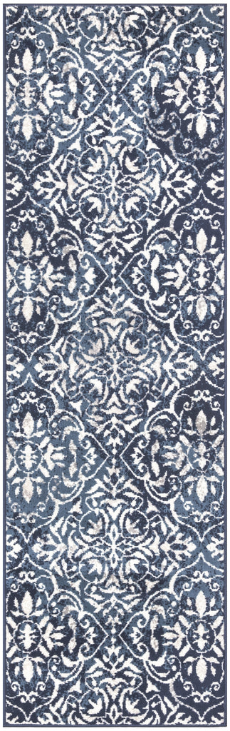 Nourison Jubilant JUB21 Navy Ivory Area Rug main image