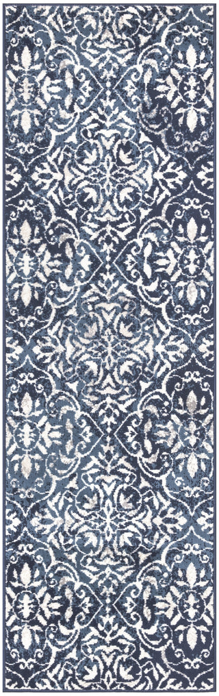 Nourison Jubilant JUB21 Navy Ivory Area Rug main image
