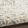 Nourison Jubilant JUB21 Ivory Grey Area Rug Corner Image