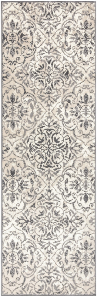 Nourison Jubilant JUB21 Ivory Grey Area Rug Main Image