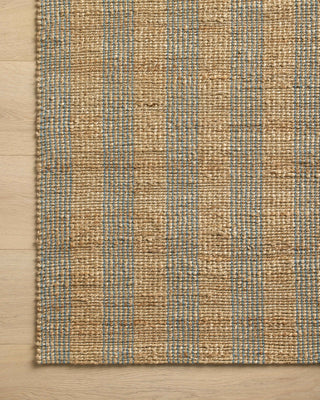 Judy JUD-04 Natural/Sky Area Rug by Chris Loves Julia X Loloi Corner Image