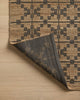 Judy JUD-05 Natural/Graphite Area Rug by Chris Loves Julia X Loloi Backing Image