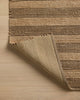 Judy JUD-06 Natural/Chocolate Area Rug by Chris Loves Julia X Loloi Backing Image