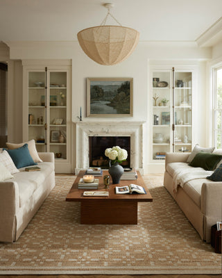 Judy JUD-07 Natural/Ivory Area Rug by Chris Loves Julia X Loloi Lifestyle Image Feature