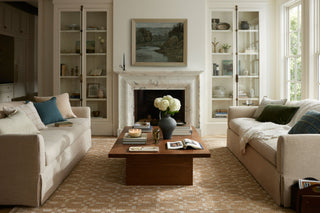 Judy JUD-07 Natural/Ivory Area Rug by Chris Loves Julia X Loloi Lifestyle Image Feature