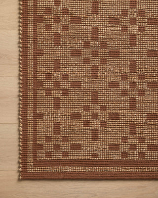 Judy JUD-07 Natural/Spice Area Rug by Chris Loves Julia X Loloi Corner Image