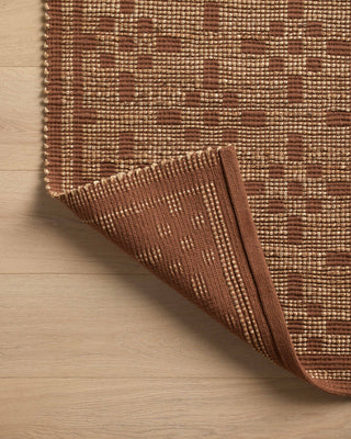 Judy JUD-07 Natural/Spice Area Rug by Chris Loves Julia X Loloi Backing Image