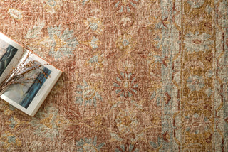 Loloi Julian JI-04 Terracotta/Gold Area Rug Lifestyle Image Feature