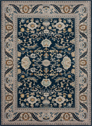 Karastan Zephyr Julienne Majolica Blue Area Rug