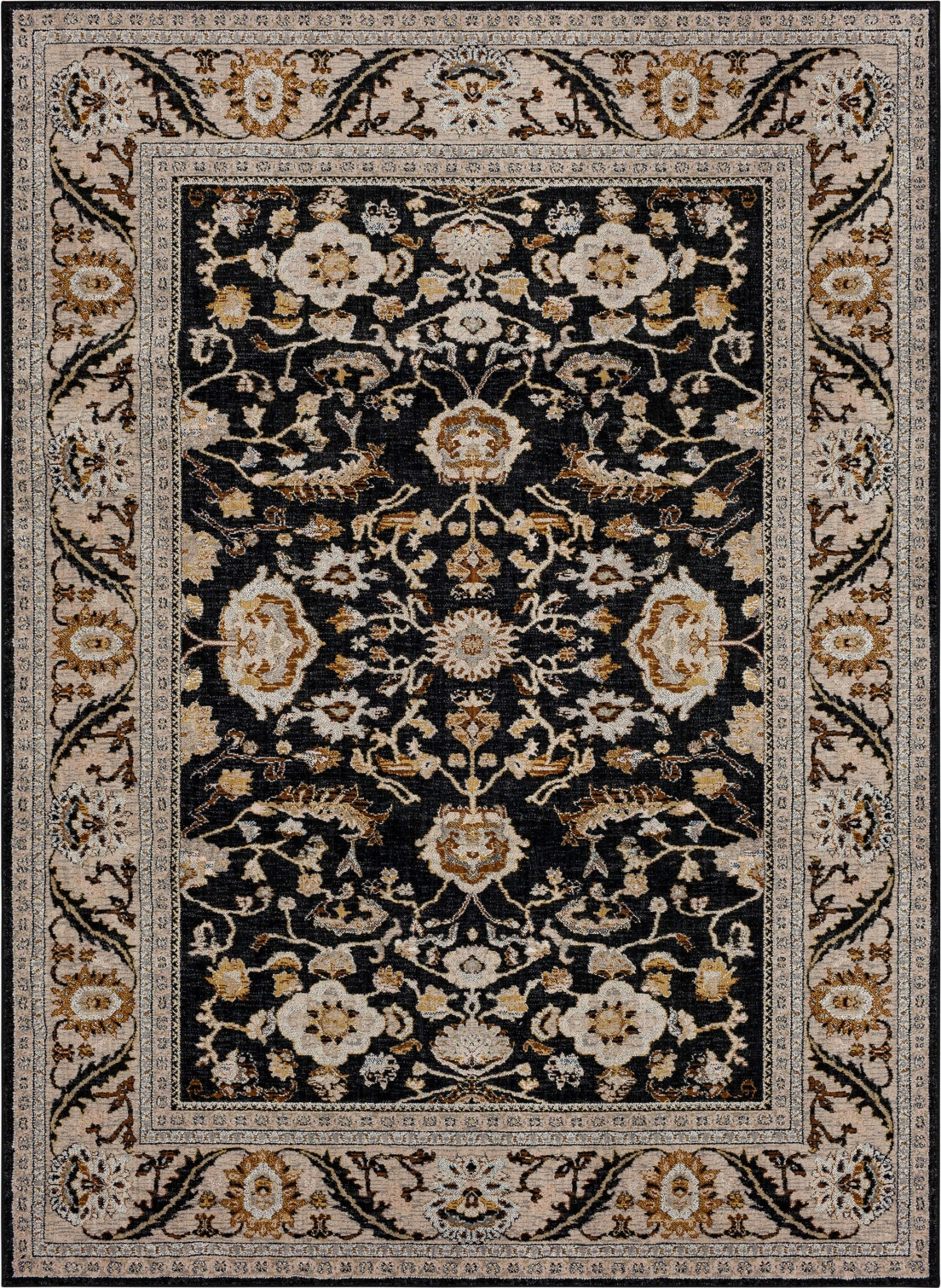 Karastan Zephyr Julienne Soot Area Rug – Incredible Rugs and Decor