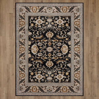 Karastan Zephyr Julienne Soot Area Rug