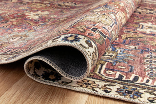 Chris Loves Julia x Loloi Jules JUL-01 Merlot/Multi Area Rug Pile Image