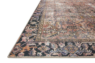 Chris Loves Julia x Loloi Jules JUL-02 Terracotta/Multi Area Rug Corner Image