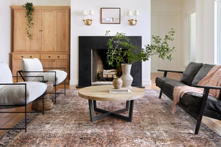 Chris Loves Julia x Loloi Jules JUL-02 Terracotta/Multi Area Rug Lifestyle Image Feature