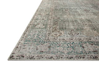 Chris Loves Julia x Loloi Jules JUL-08 Emerald/Antique Ivory Area Rug Corner Image