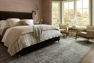 Chris Loves Julia x Loloi Jules JUL-08 Emerald/Antique Ivory Area Rug Lifestyle Image Feature