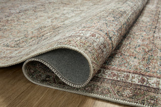 Chris Loves Julia x Loloi Jules JUL-09 Ink/Terracotta Area Rug Pile Image