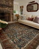 Jules JUL-10 Ocean / Spice Area Rug by Chris Loves Julia x Loloi Lifestyle Image Feature