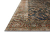 Jules JUL-10 Ocean / Spice Area Rug by Chris Loves Julia x Loloi Corner Image