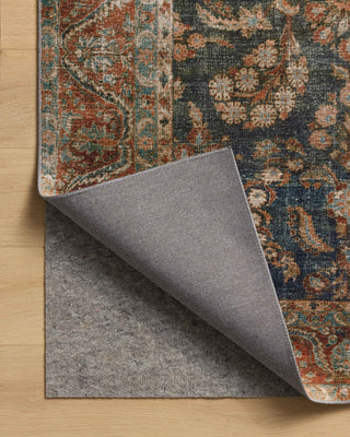 Jules JUL-10 Ocean / Spice Area Rug by Chris Loves Julia x Loloi Backing Image