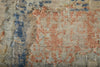 Feizy Jaxson 39PWF Gray/Orange/Ivory Area Rug Corner Image