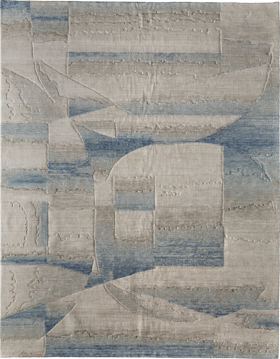 Feizy Jaxson 39PXF Blue/Ivory/Gray Area Rug main image