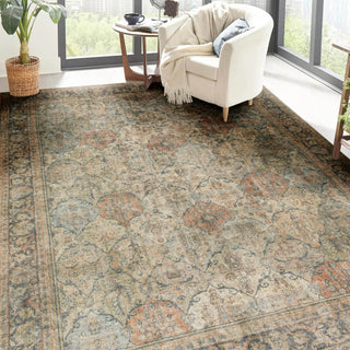 Dalyn Kars KA6 Putty Area Rug Lifestyle Image Feature