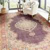 Dalyn Kars KA9 Eggplant Area Rug Lifestyle Image Feature