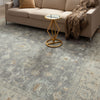 Karastan Adalia Kahta Dark Gray Area Rug Lifestyle Image Feature