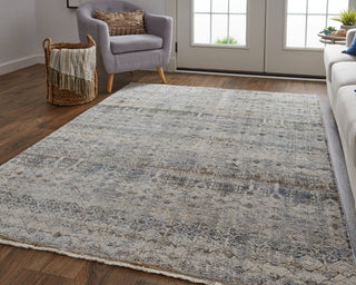 Feizy Kaia 39GLF Gray Area Rug