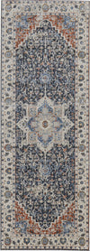 Feizy Kaia 39HTF Blue/Red Area Rug