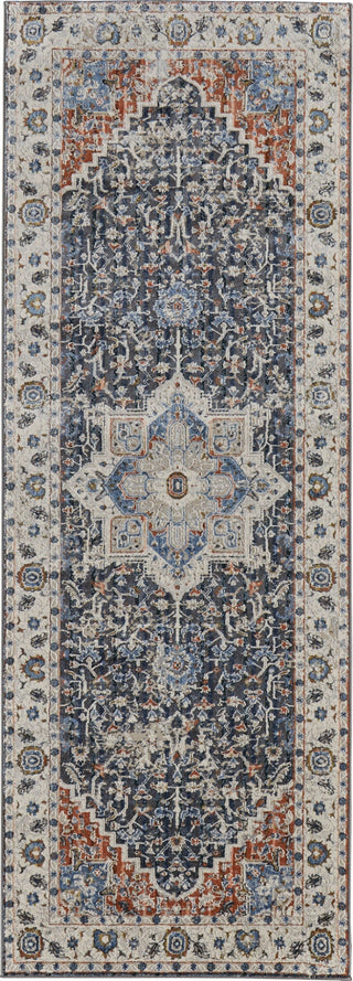 Feizy Kaia 39HTF Blue/Red Area Rug